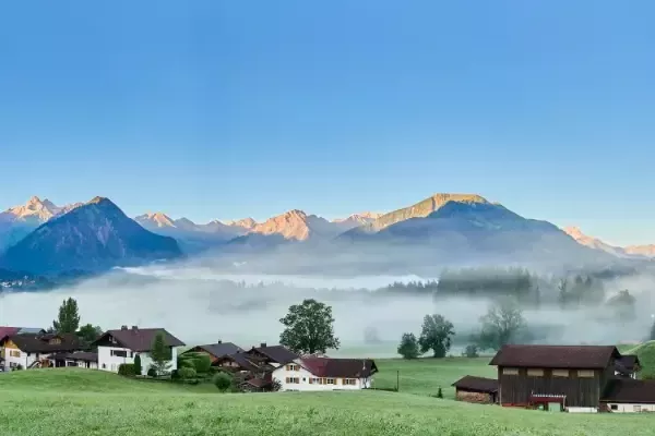 Oberstdorf early in the morning
