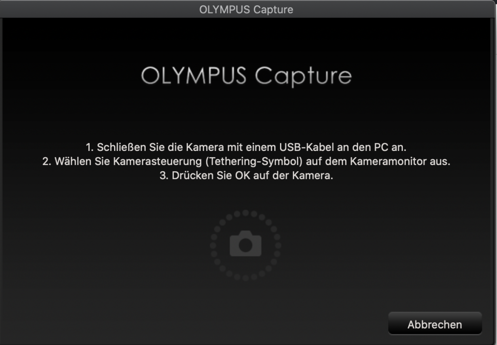 Screenshot Olympus Capture