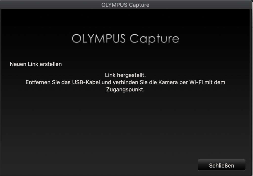 Screenshot Olympus Capture