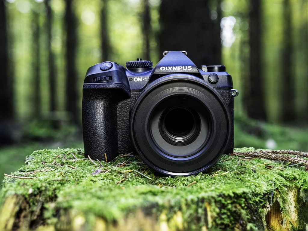 OM-1 in the forest