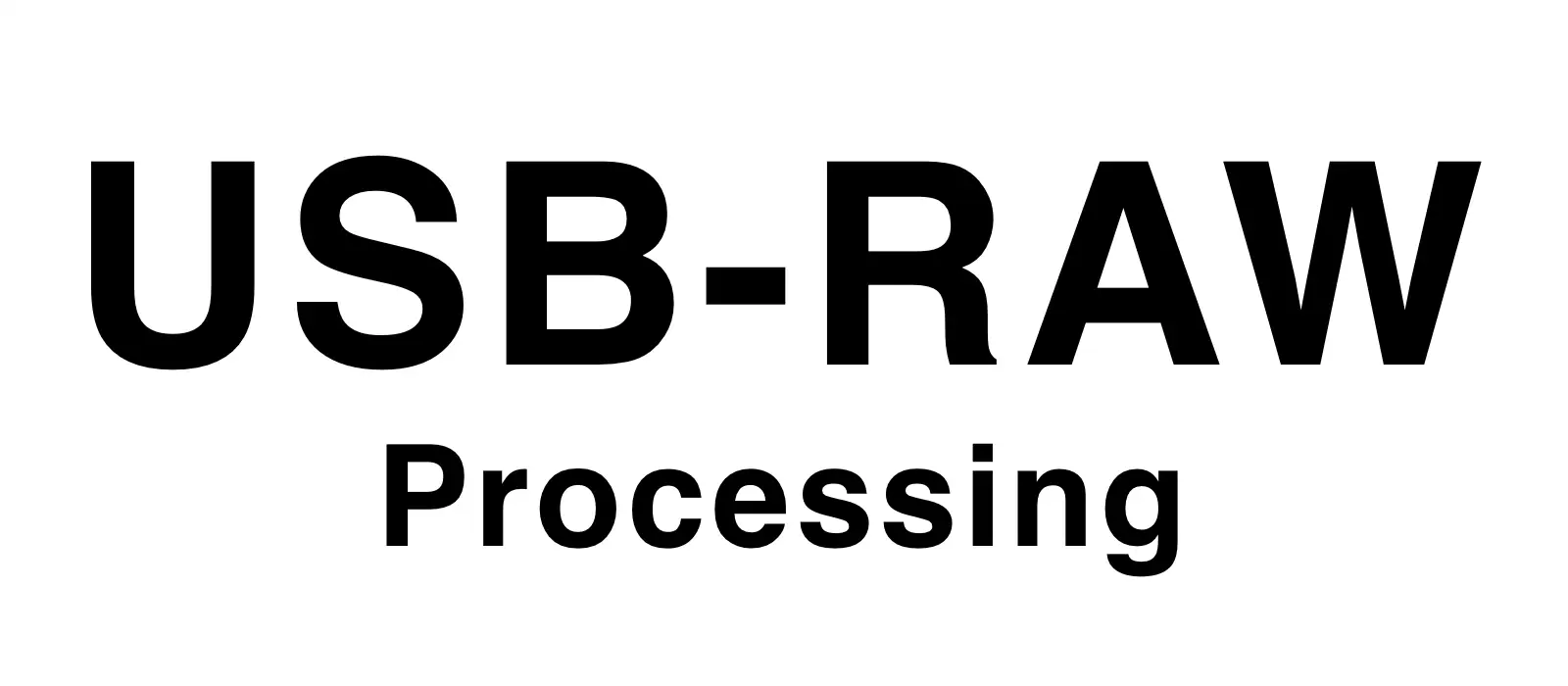 USB-RAW Processing