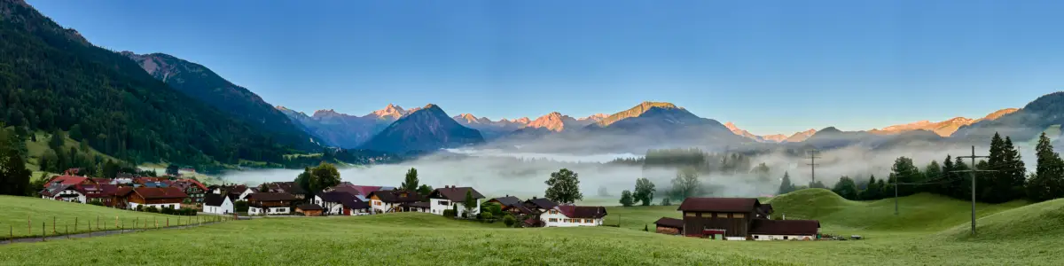 Panorama Oberstdorfer Alpen