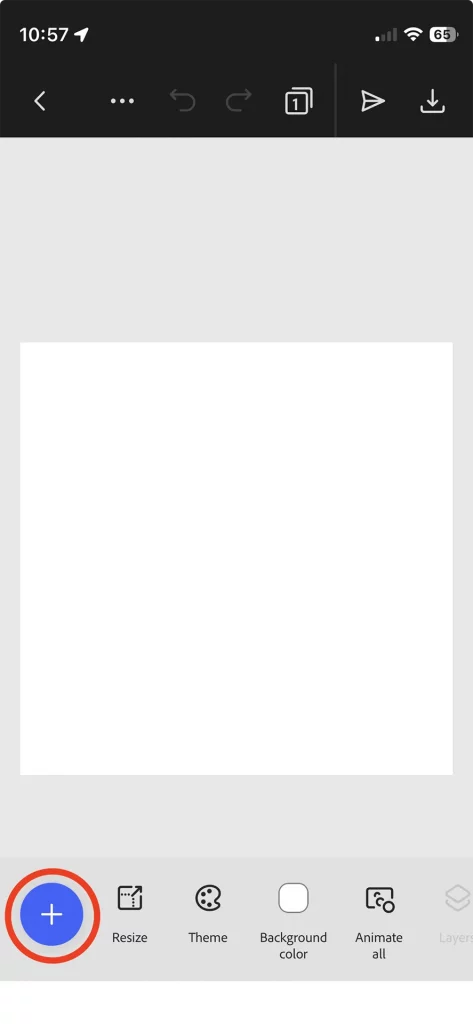 Workflow Bilder mobil zu teilen.
